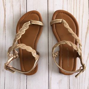 Rampage Girls Tait Twist Sandals